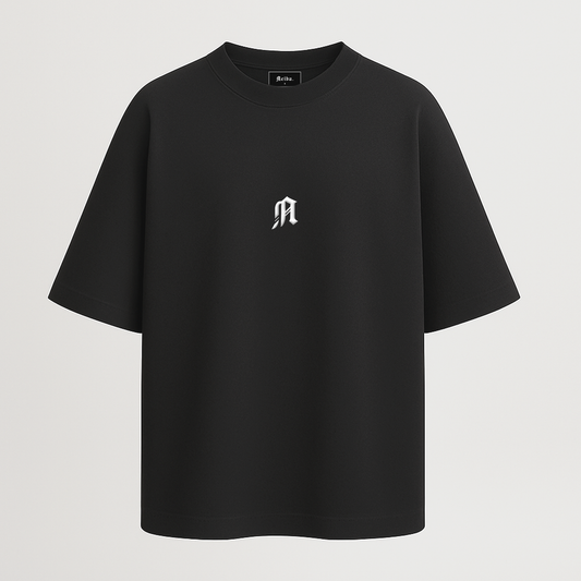 Black Boxy N Tee