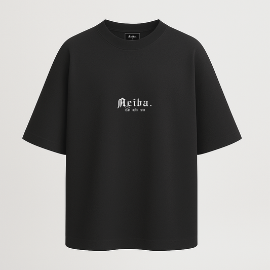 Black Boxy Neiba Tee